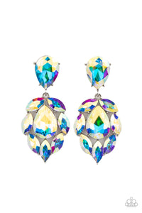 Galactic Go-Getter - Multi iridescent post earrings