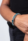 Phenomenally Perennial - Blue stretch bracelet