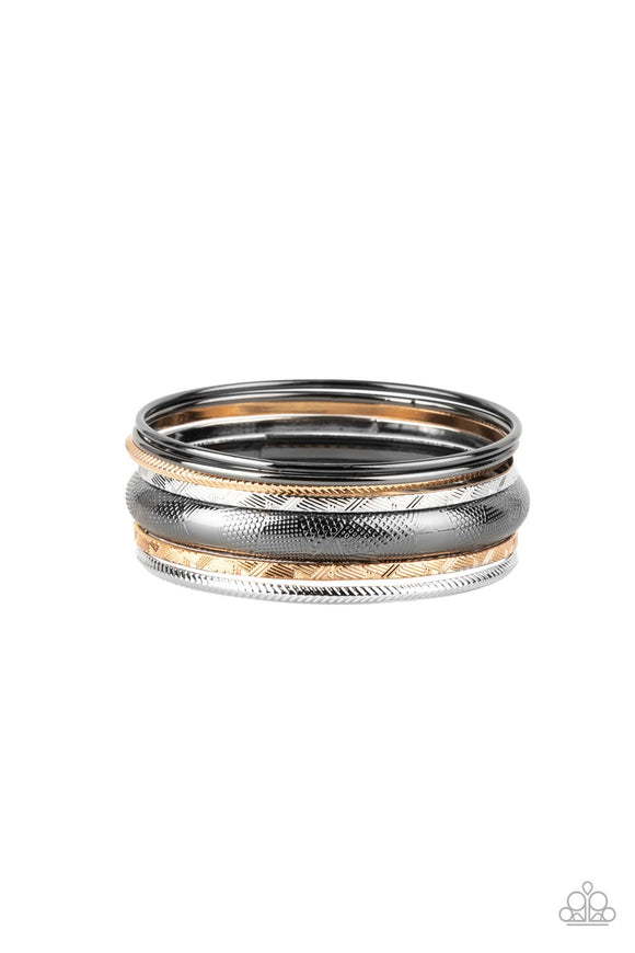 Stackable Stunner - Multi bangle bracelet