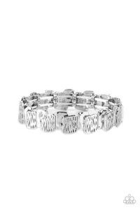 Urban Stackyard - Silver stretchy bracelet