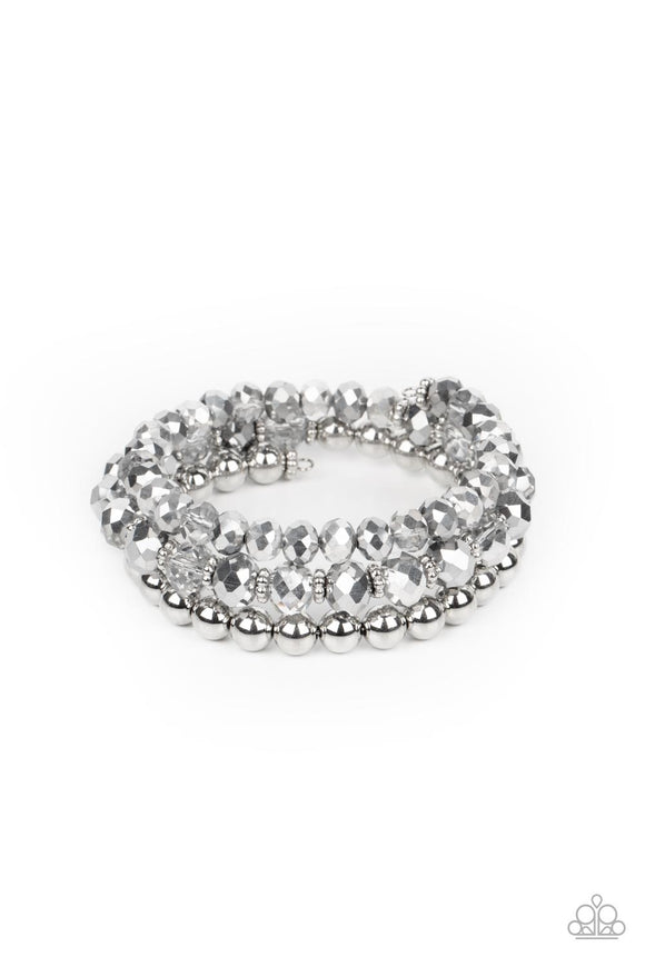 Gimme Gimme - Silver coil bracelet