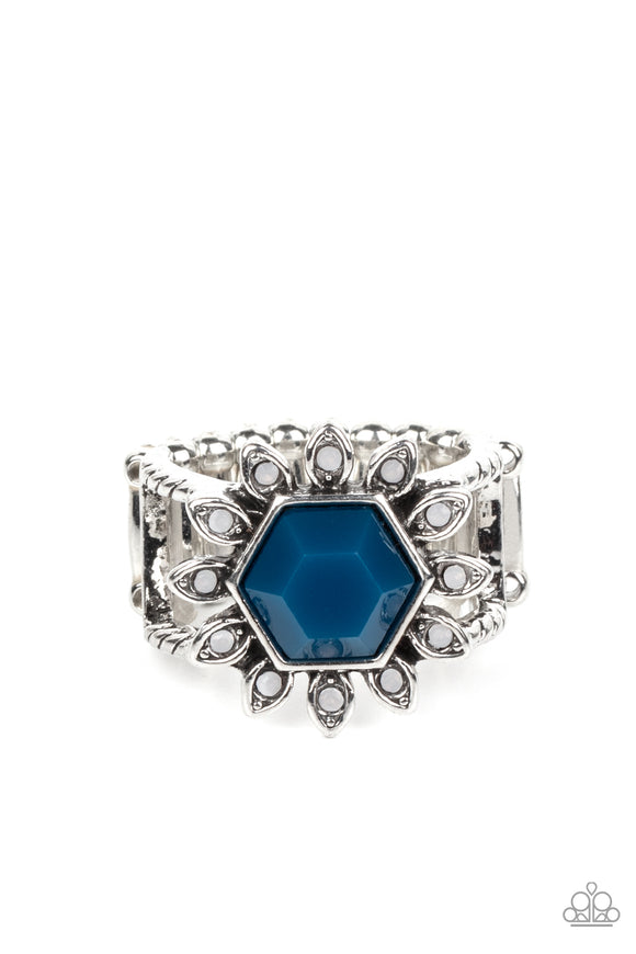 Wonderfully Wallflower - Blue ring