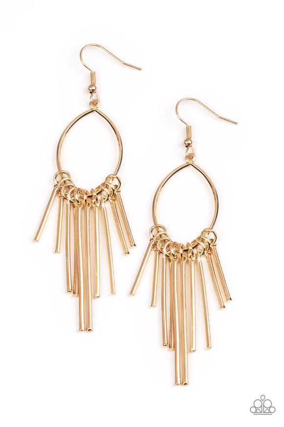 Mood Swing - Gold Earrings