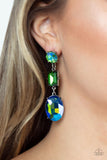 Extra Envious - Green post earrings