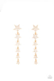 Americana Attitude - Gold star post earrings