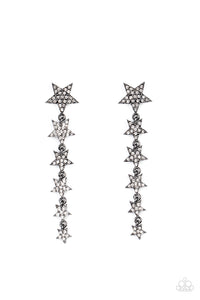 Americana Attitude - Black star post earrings