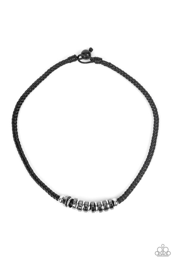 Primitive Prize - Black urban necklace