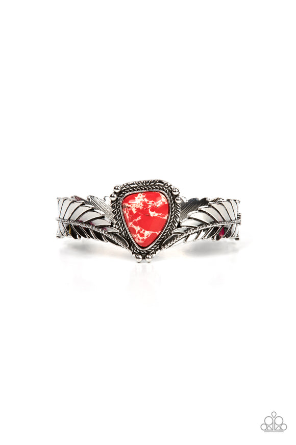 Desert Roost - Red hinge bracelet