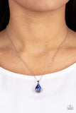 Flower Patch Fabulous - Blue flower necklace