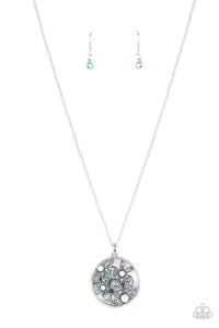 Glade Glamour - Blue oil spill necklace