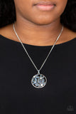 Glade Glamour - Blue oil spill necklace