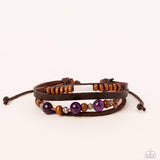 Public In-QUARRY - Purple urban bracelet