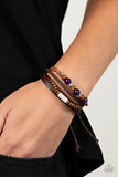 Public In-QUARRY - Purple urban bracelet