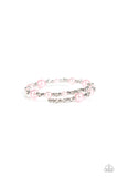 Chicly Celebrity - Pink coil bracelet