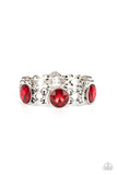 Devoted to Drama - Red stretchy bracelet