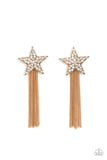 Superstar Solo - Gold star earrings