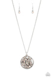 Glade Glamour - Multi iridescent flower necklace