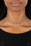 Chiming Charmer - Silver choker necklace