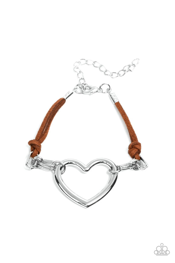 Flirty Flavour - Brown clasp bracelet