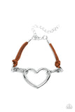 Flirty Flavour - Brown clasp bracelet