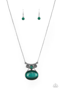 One DAYDREAM At A Time - Green moonstone necklace