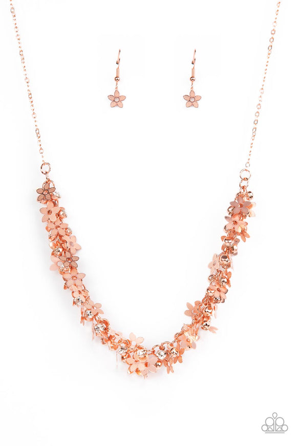 Fearlessly Floral - Copper necklace