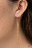 Undauntingly Urban - Gold layered necklace