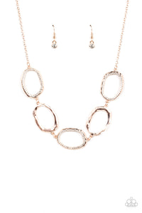 Gritty Go-Getter - Rose Gold necklace