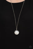 Twinkly Treasury - White long necklace