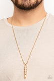 Mysterious Marksman - Gold urban bullet necklace