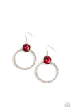 Cheers to Happily Ever After - Red earrings