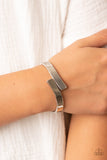 Dare to Flare - Silver hinge bracelet