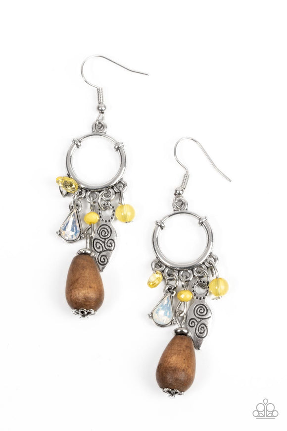 Bountiful Blessings - Yellow earrings