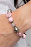 Pretty Persuasion - Pink stretchy bracelet