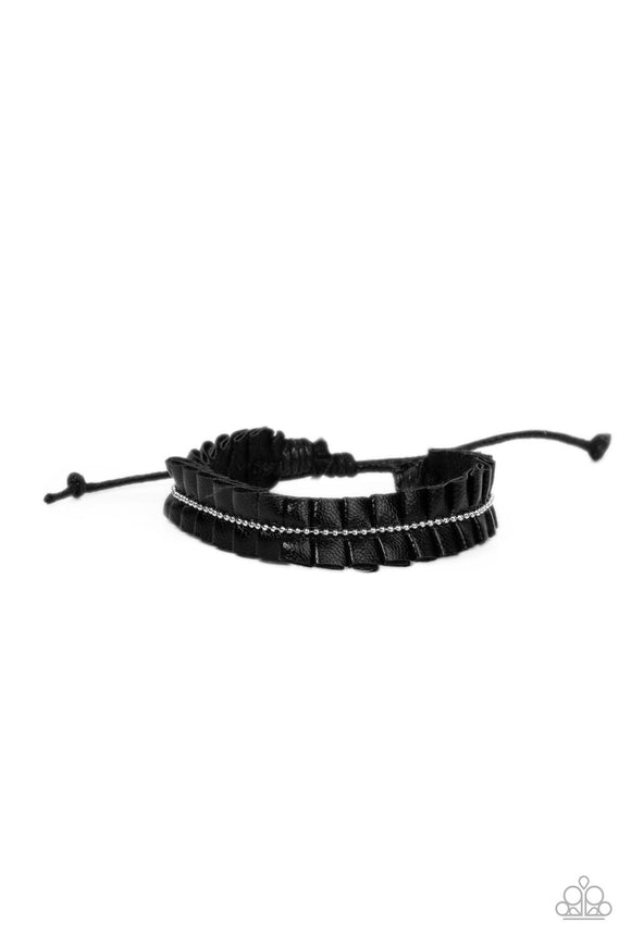 Hard to PLEATS - Black urban slipknot bracelet