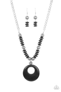 Oasis Goddess - Black necklace