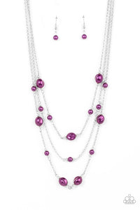 Pearlicious Pop - Purple pearl necklace