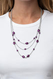 Pearlicious Pop - Purple pearl necklace