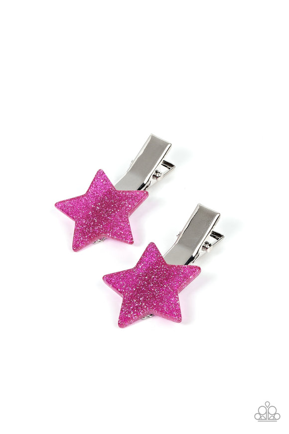 Sparkly Star Chart - Pink hair accessory