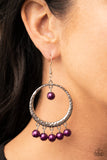 Luscious Luxury - Purple pearl earrings