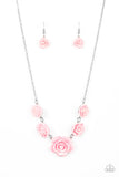 PRIMROSE and Pretty - Pink Flower necklace