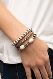 Take by SANDSTORM - White stretchy bracelet