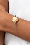 Hidden Intentions - Gold heart bracelet