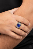 Metro Magnate - Blue Men’s ring