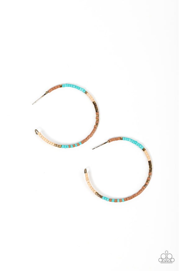 Joshua Tree Tourist - Brass hoop earrings