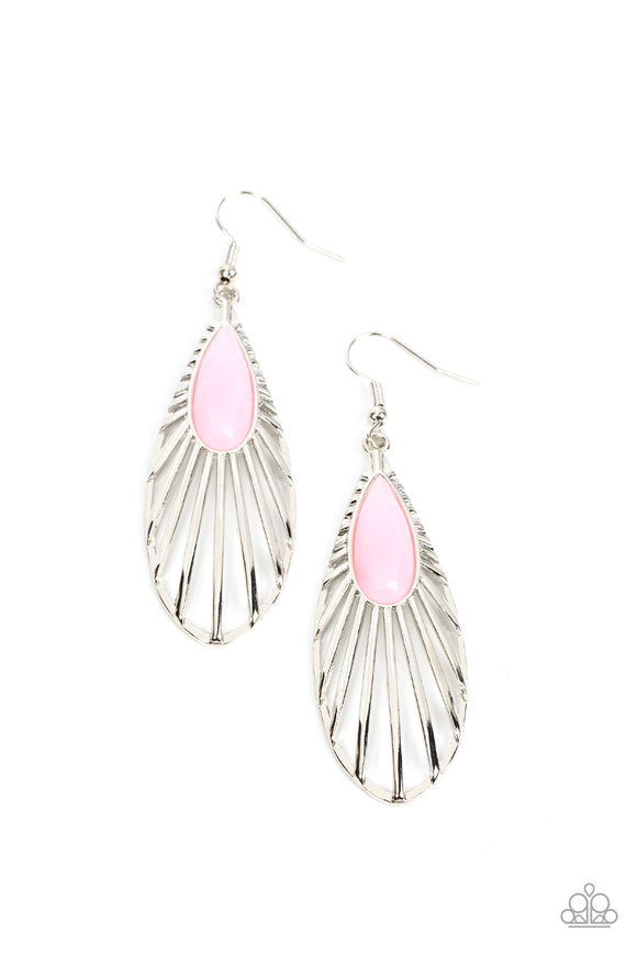 WING-A-Ding-Ding - Pink earrings