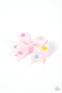 Pom Poms Promenade - Pink hair clip