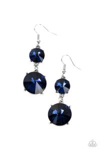 Sizzling Showcase - Blue earrings