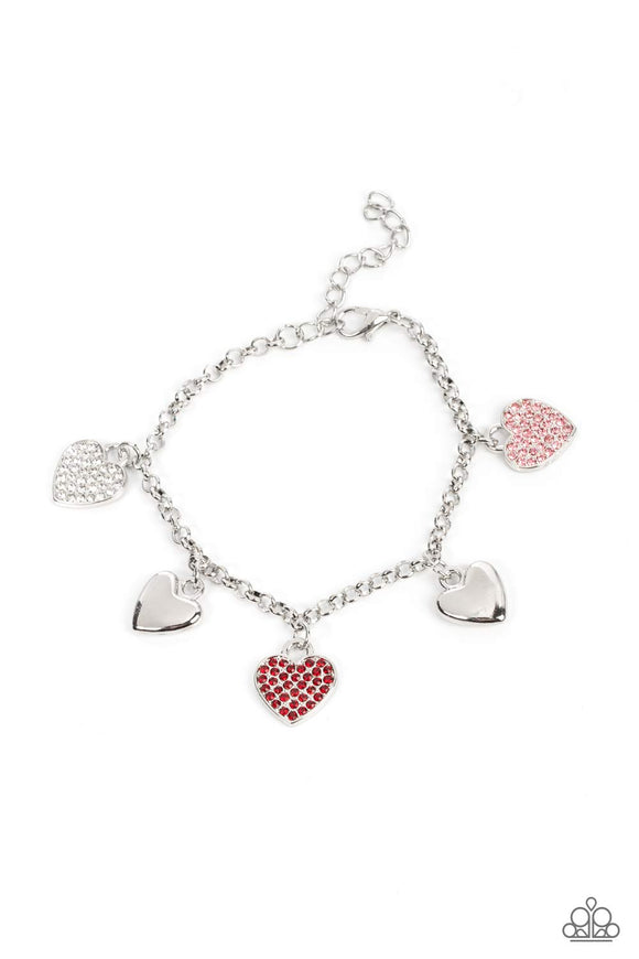 Lusty Lockets - Multi heart clasp bracelet