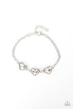 Little Heartbreaker - White heart bracelet